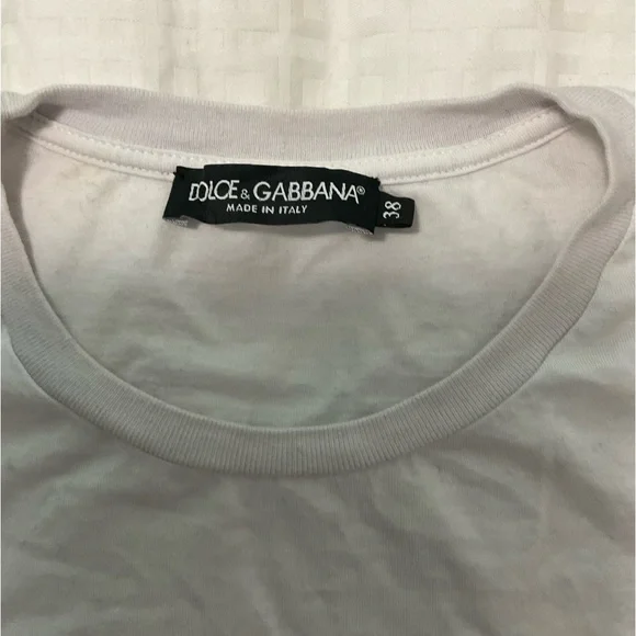 Dolce & gabbana women T-shirt white size 38 - Picture 2 of 7